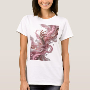 Crisp Silver ABSTRACT ART Graphic Design v2 T-Shirt