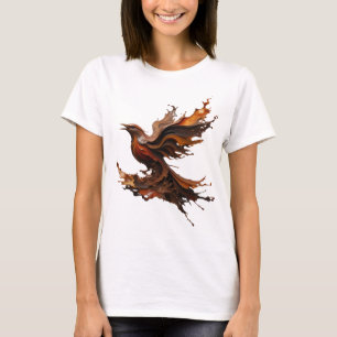 Crisp Silver CHOCOLATE BIRD Shirt Design