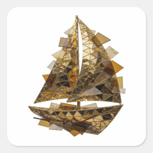 Crisp Silver Sticker Motif