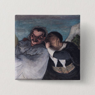 Crispin and Scapin 15 Cm Square Badge