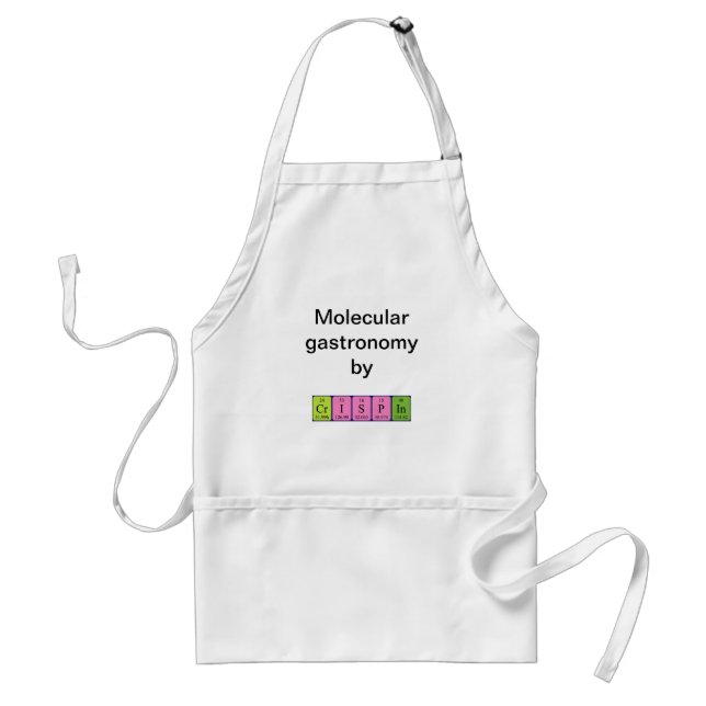 Crispin periodic table name apron (Front)