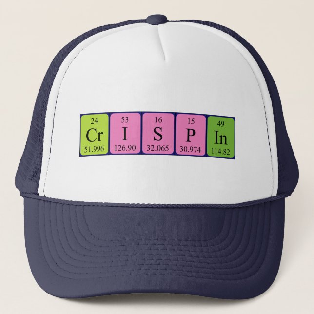 Crispin periodic table name hat (Front)