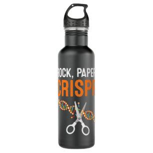 Crispr Rock Paper Scissors Scientist Biologist Gif 710 Ml Water Bottle