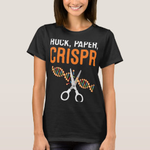 Crispr Rock Paper Scissors Scientist Biologist Gif T-Shirt