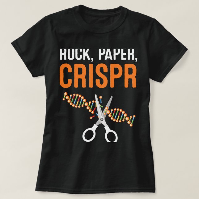 Crispr Science Crisper Better Bacon Gene Edit Gift T-Shirt (Design Front)