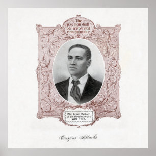 Crispus Attucks: Martyr of American Revolution Poster