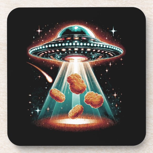 Crispy Chicken Nugget  Coaster (Front)