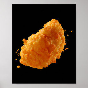 Crispy Chicken Nugget Funny Food Nuggets Tenders L Poster