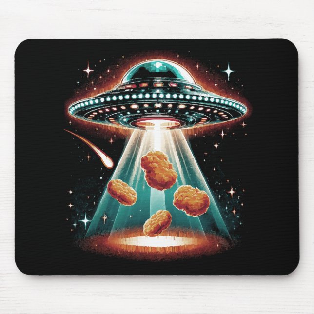 Crispy Chicken Nugget  Mouse Mat (Front)