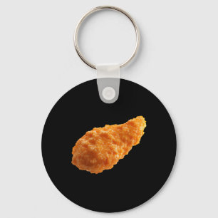 Crispy Chicken Tender Funny Food Nuggets Lover Key Ring
