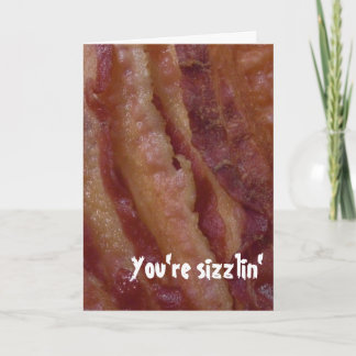 Crispy Fried Bacon Valentine's Day Card