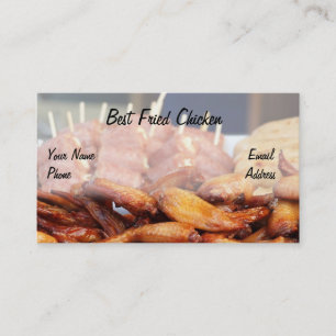 Crispy Fried Chicken Business Card