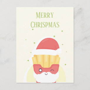 Crispy Patties Merry Chrispmas Postcard