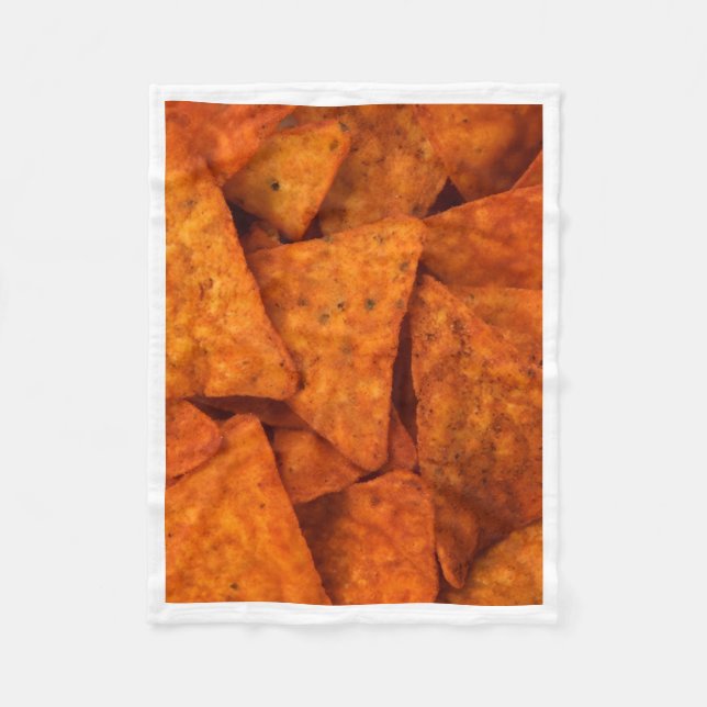 Crispy Tortilla Nacho Chips Photography Blanket (Front)