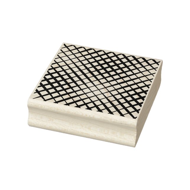 Criss-Cross Scrapbooking Wood Art Stamp (Stamp)