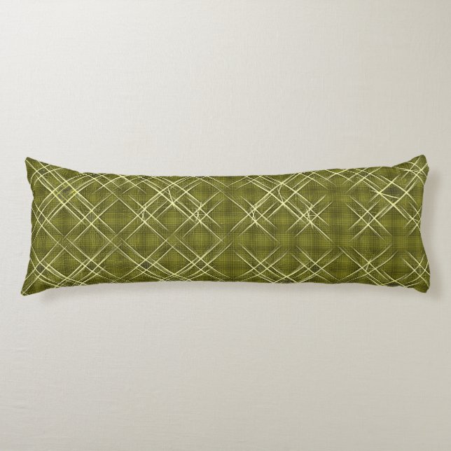 Crisscross Elegance Body Cushion (Front)