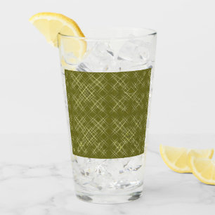 Crisscross Elegance Glass