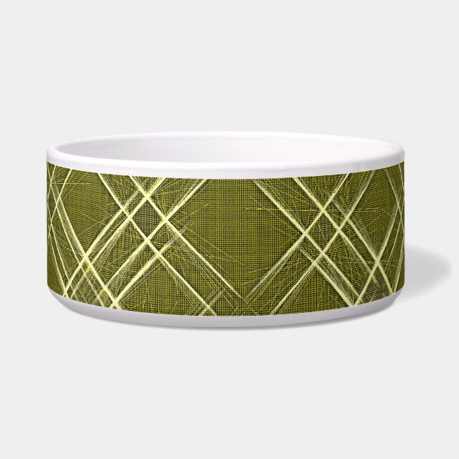 Crisscross Elegance Pet Bowl (Front)