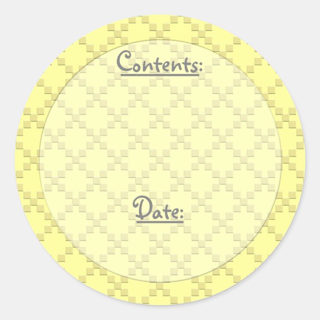 CrissCross U Pick Colour/Food & Storage Labels (Front)