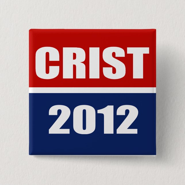 CRIST 2012 15 CM SQUARE BADGE (Front)