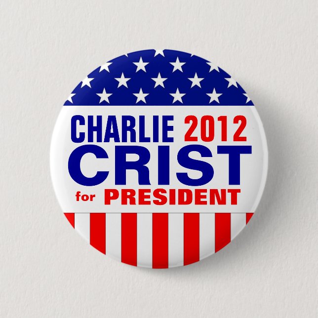 CRIST 6 CM ROUND BADGE (Front)