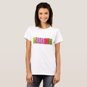 Cristal periodic table name shirt (Front Full)