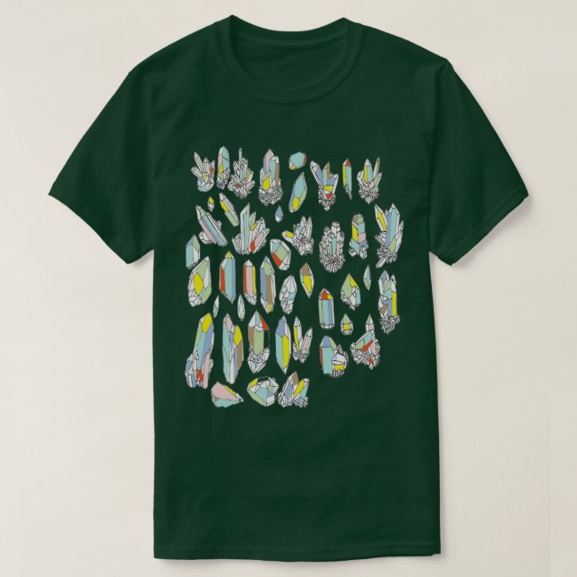 Cristaux Colours classique T-Shirt (Design Front)