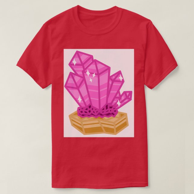 Cristaux roses classique T-Shirt (Design Front)