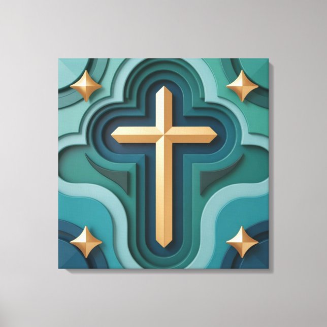 Cristian Cross  Canvas Print (Front)