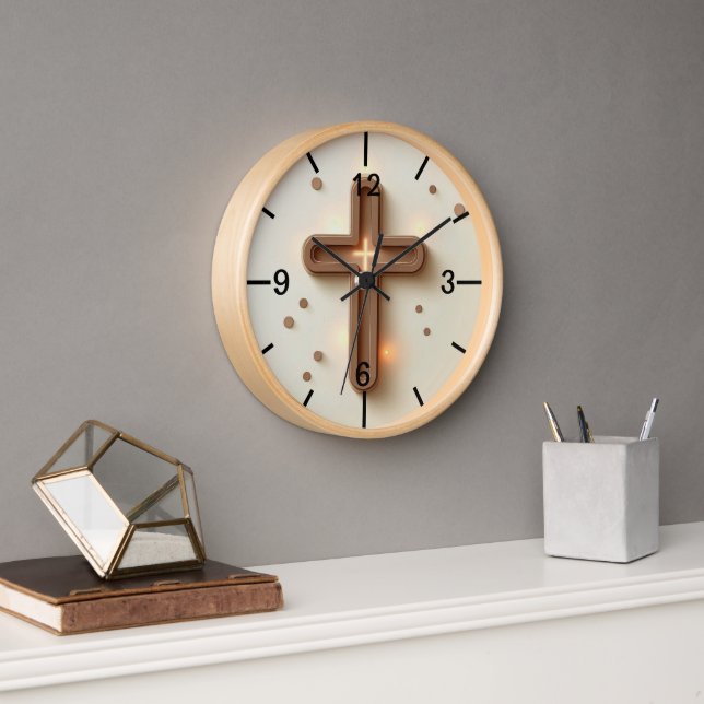 Cristian Light Cross  Clock (Office)