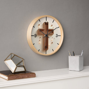Cristian Light Cross wall  Clock
