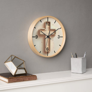 Cristian Light Cross wall  Clock