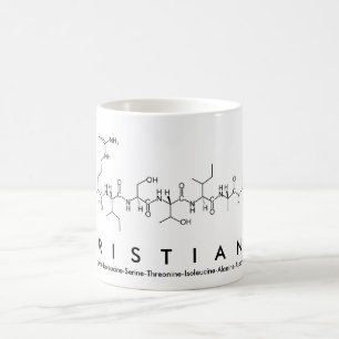 Cristiana peptide name mug