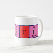 Cristin periodic table name mug (Front Right)