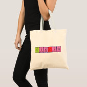Cristin periodic table name tote bag (Front (Product))