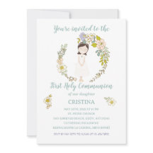 CRISTINA Communion Invitation