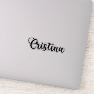 Cristina Name - Handwritten Calligraphy