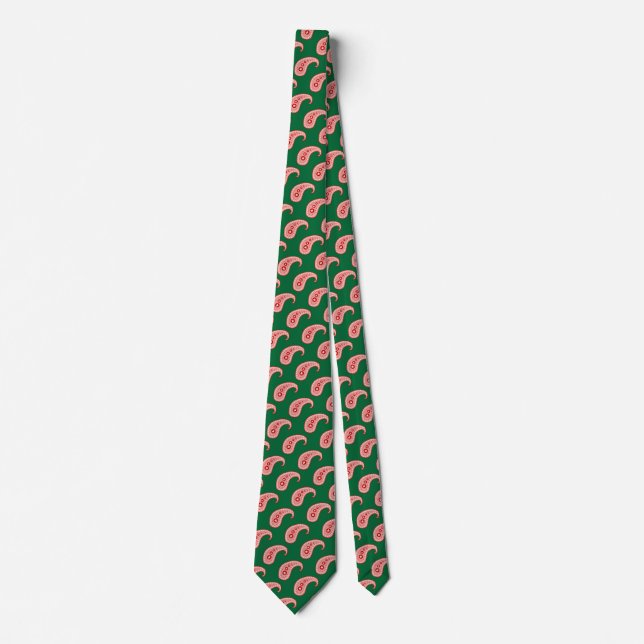 Cristmas Paisley Tie (Front)
