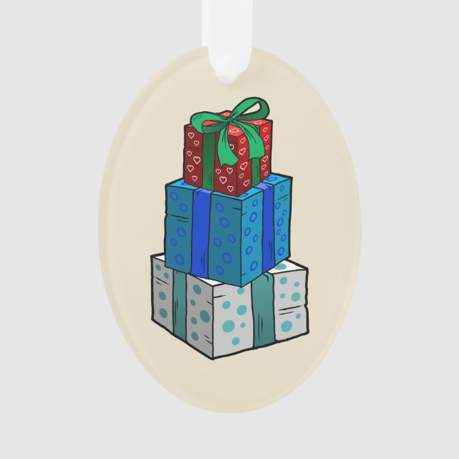 Cristmas Presents Ornament (Front)