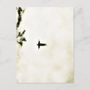 Cristo Redentor in the Clouds Postcard