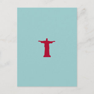 Cristo Redentor ~ rio de janeiro . brasil Postcard