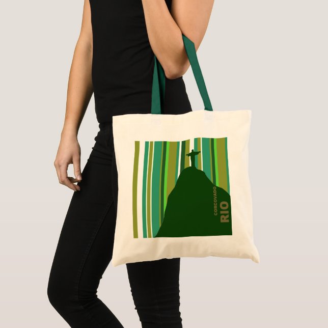 Cristo Redentor Rio R.J. Brasil Tote Bag (Front (Product))