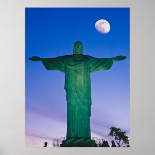 Cristo Redentor Statue Rio de Janeiro Brazil Poster