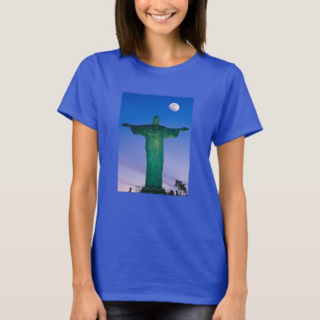 Cristo Redentor Statue| Rio de Janeiro Brazil T-Shirt (Front)