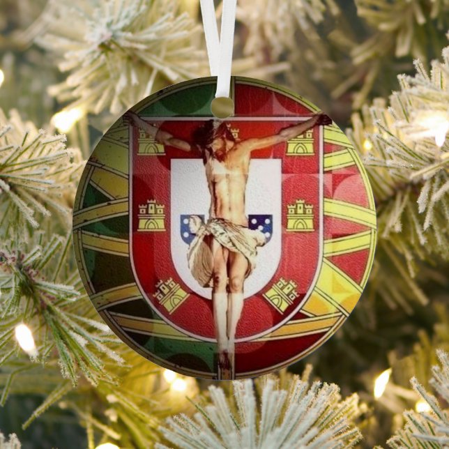 Cristo salvador ceramic ornament (Insitu)