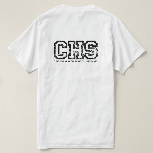 Cristobal High School (CHS) T-Shirt (Design Back)