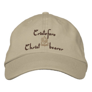 Cristoforo Name With Italian Meaning Embroidered Hat