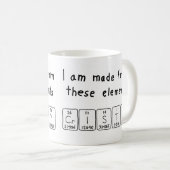 Cristy periodic table name mug (Front Right)