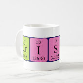 Cristy periodic table name mug (Front Left)