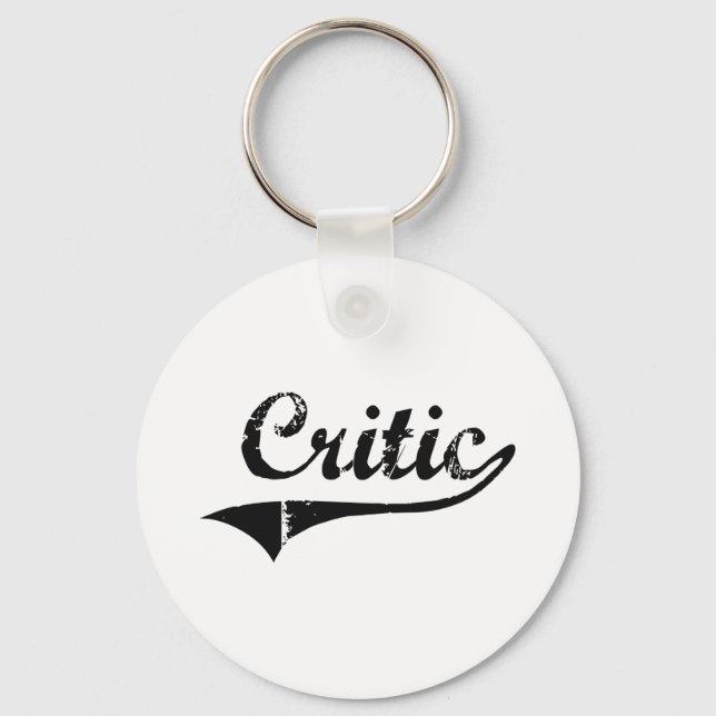 Critic Professional Job Key Ring (Front)